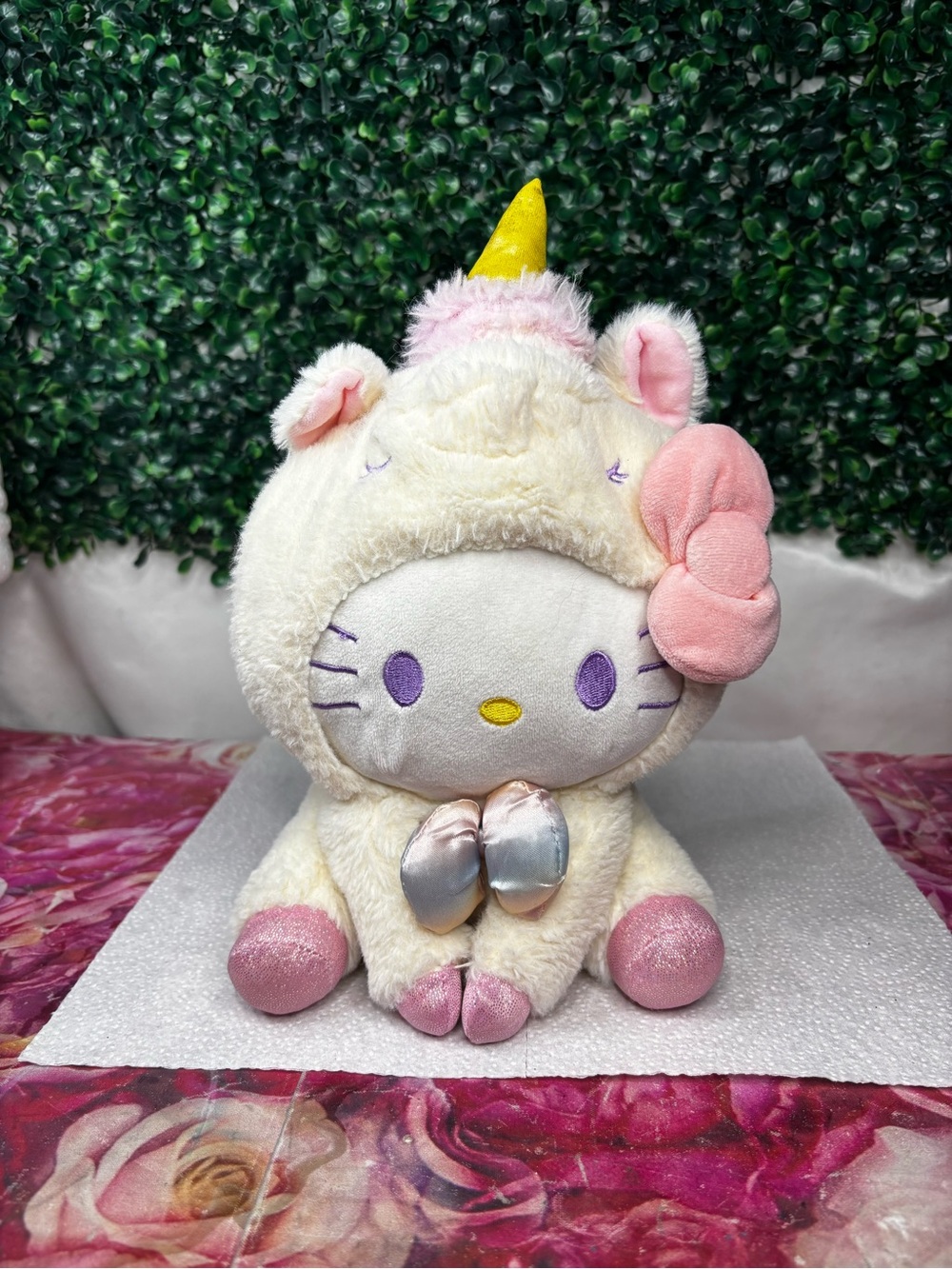 Hello Kitty Unicorn Costume 10" Plush Cinnamoroll Rainbow Bow Nakajima